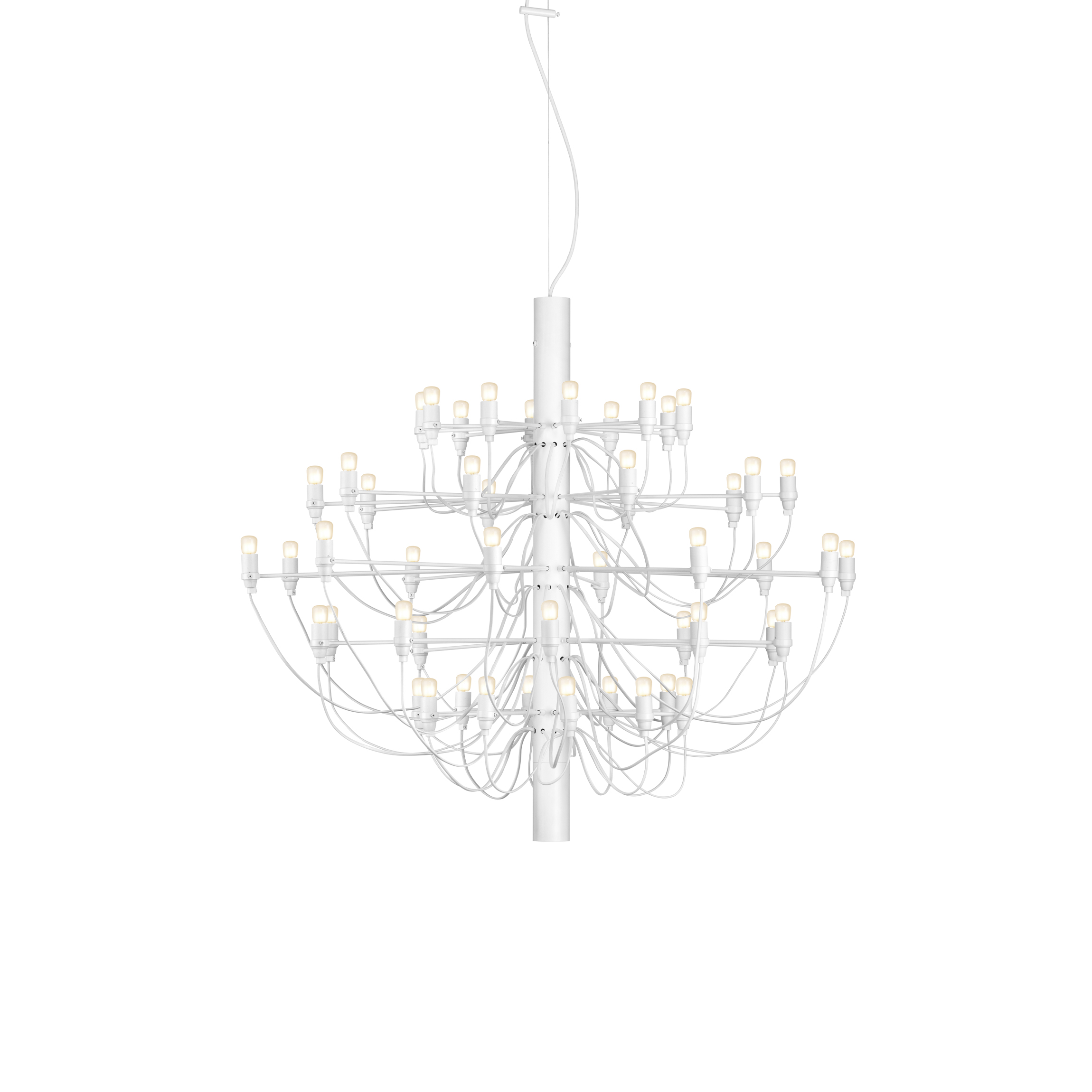 Flos 2097/50 (frosted bulbs) lamp, White Lamps