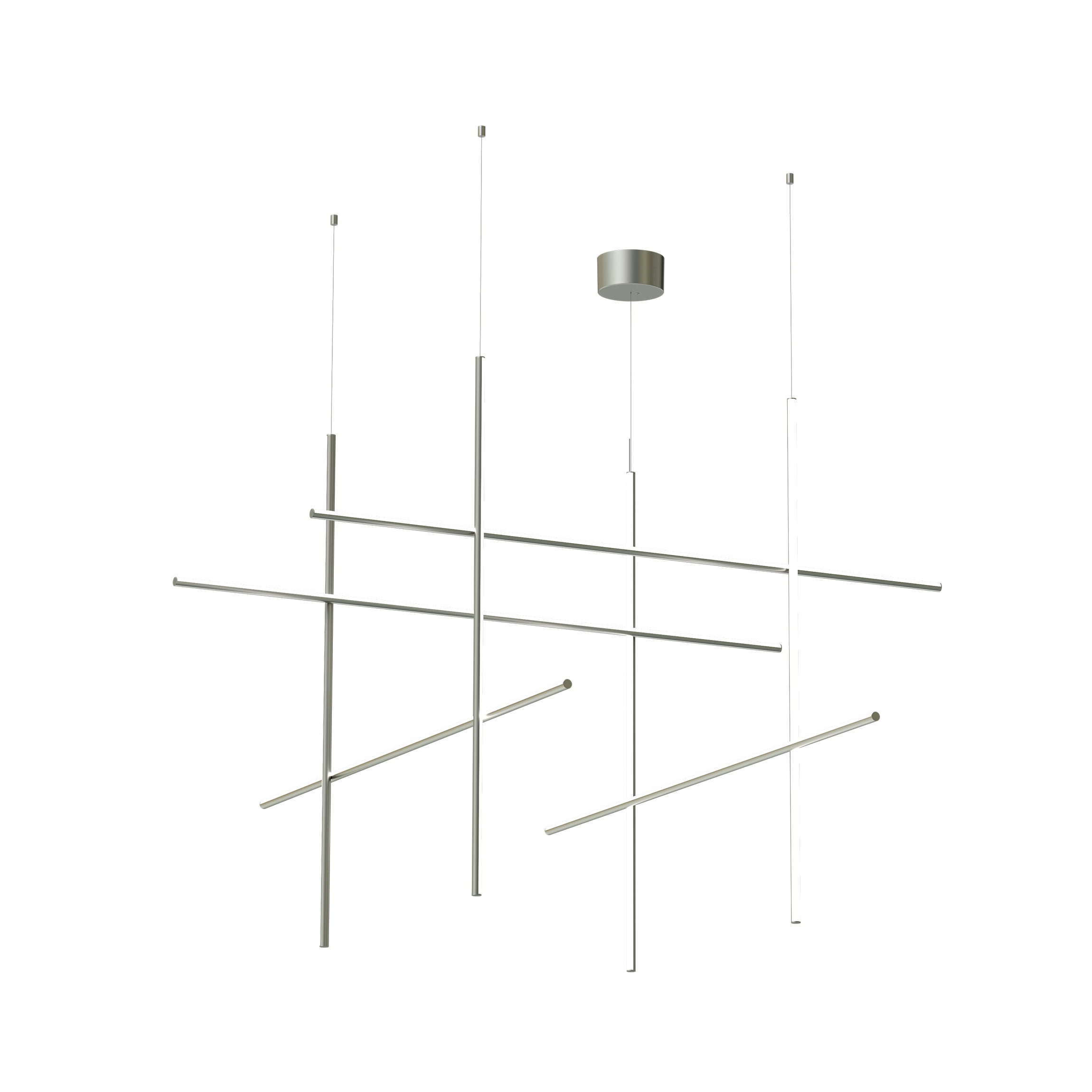 Flos Coordinates Module Suspension lamp, Silver and Chrome Selection