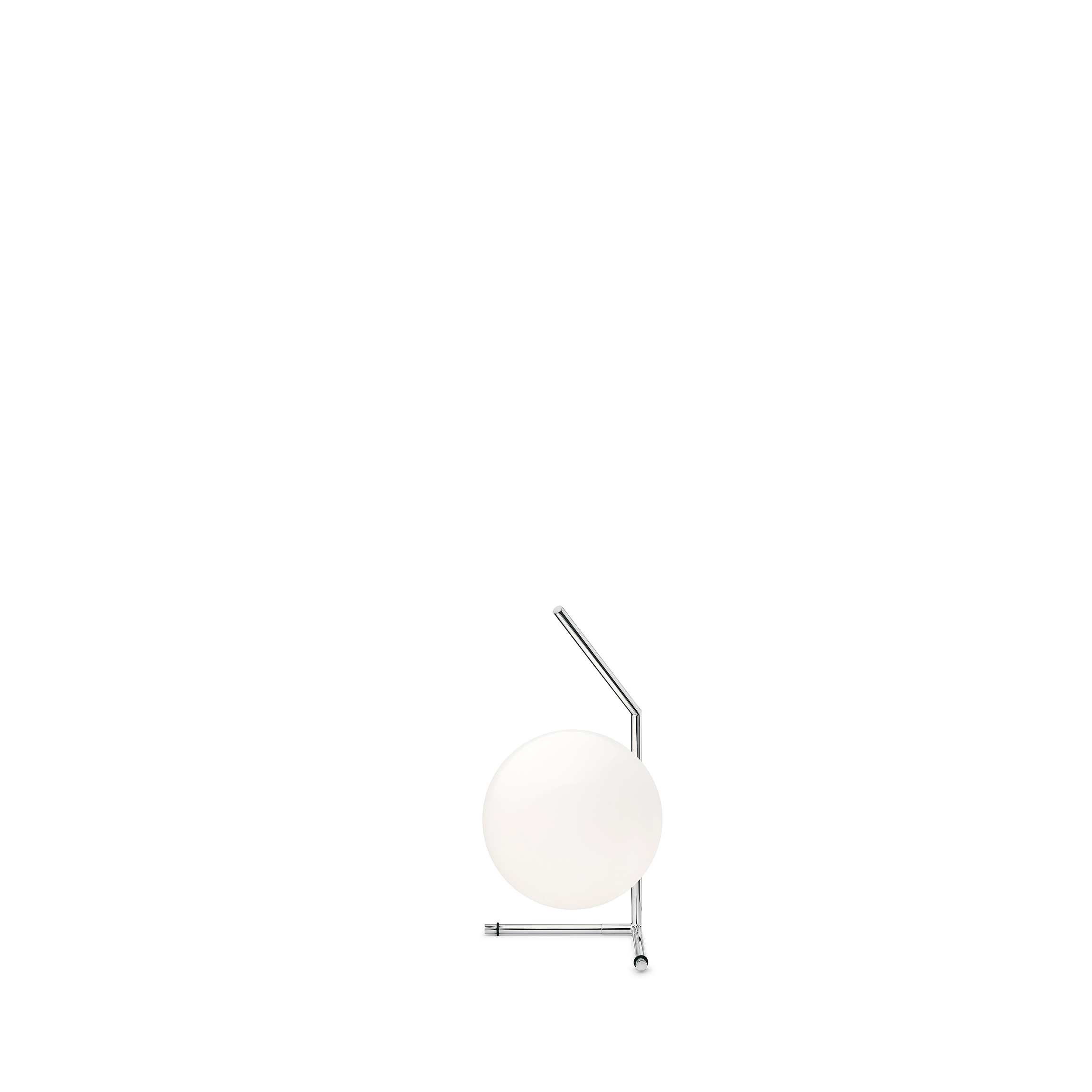 IC Lights T1 Low Silver Finish Lamp | Flos USA