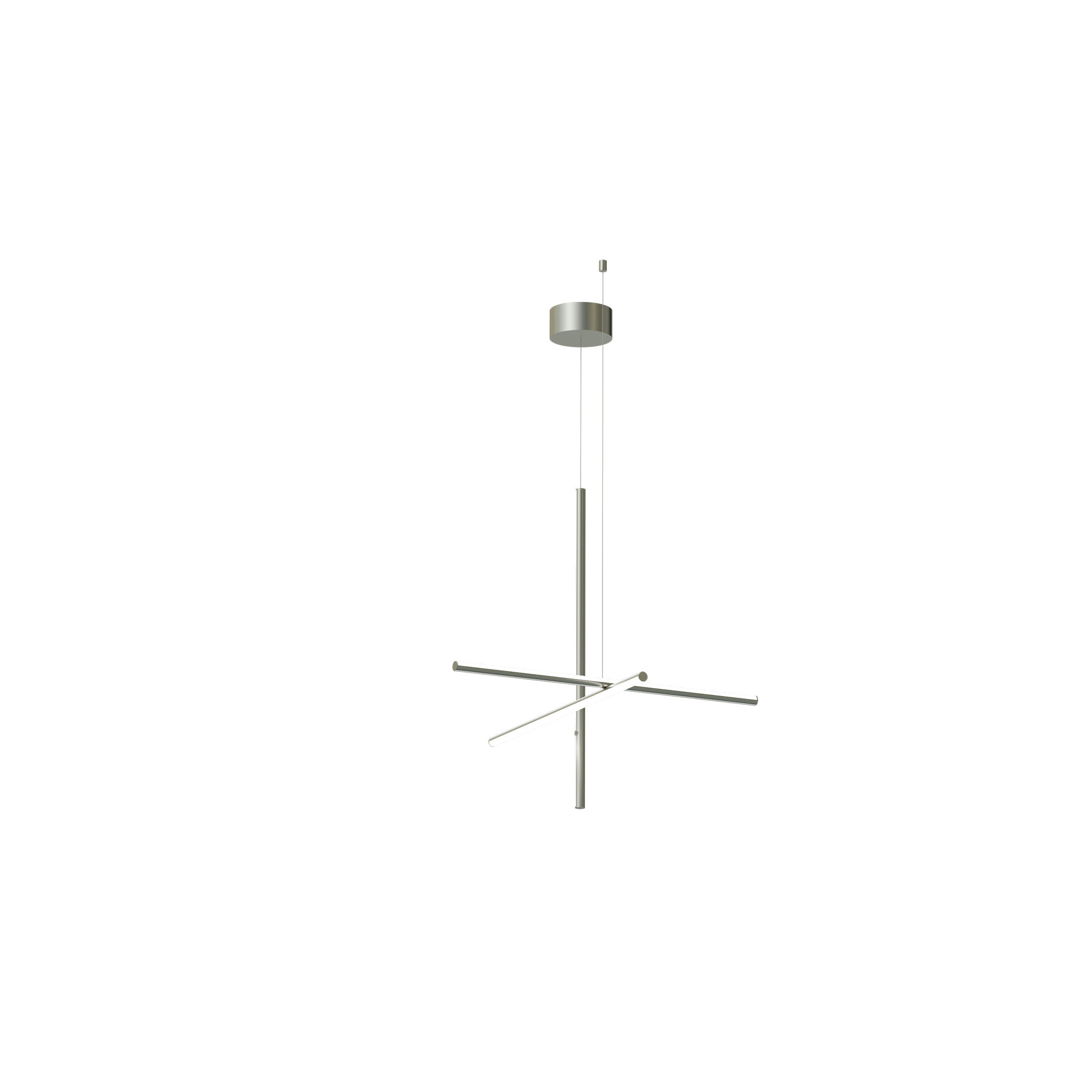 Flos Coordinates Suspension 1 lamp, Silver and Chrome Selection