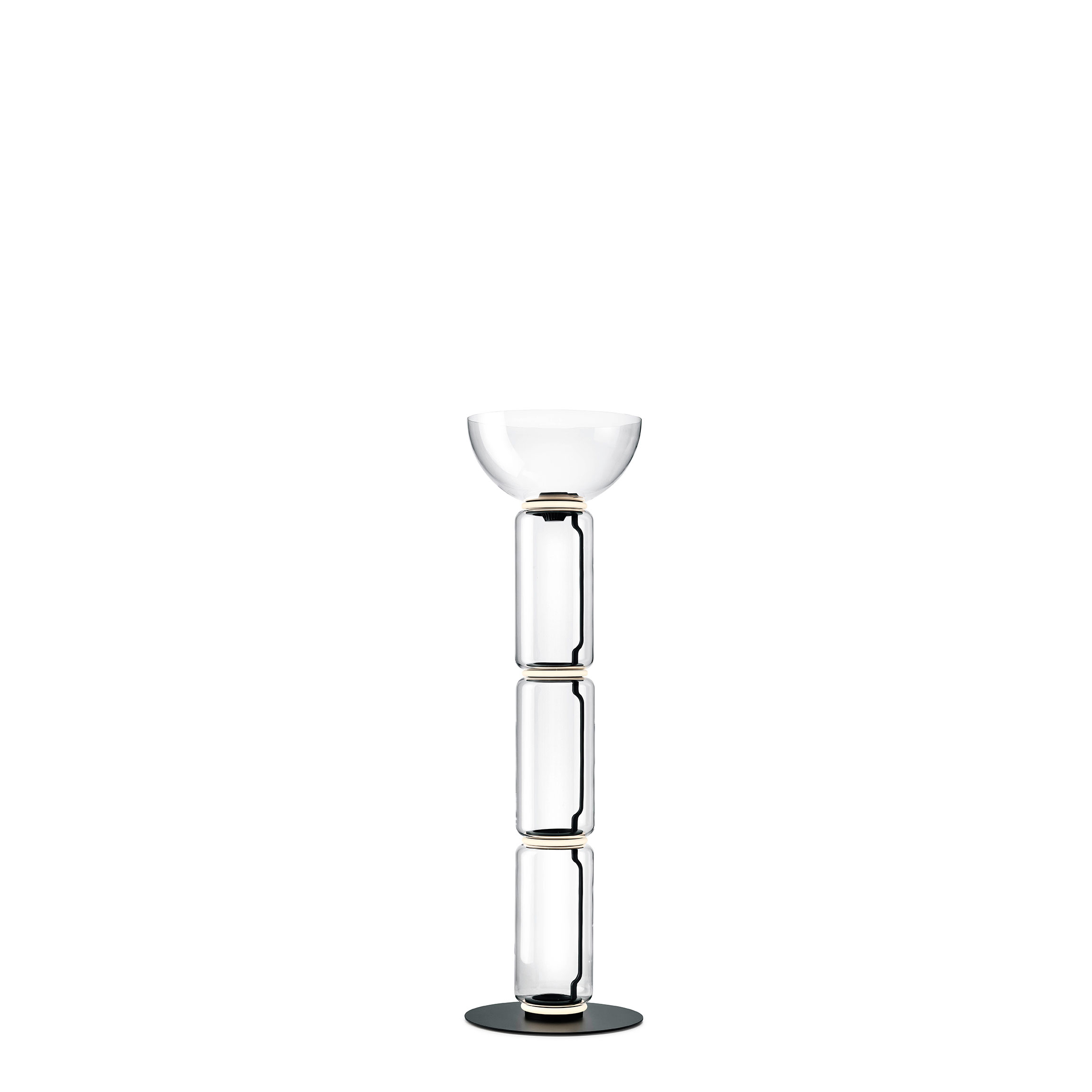 Flos Noctambule Floor 3 High Cylinder Bowl Big Base lamp, Floor